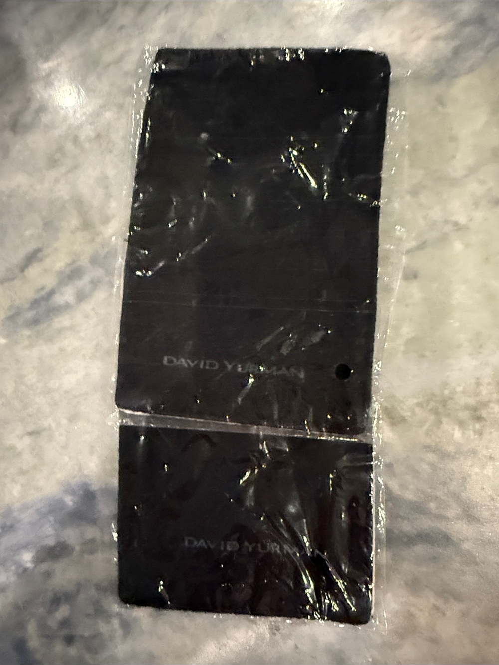 David Yurman Black Jewelry Cleaning Cloths with Subtle Logo